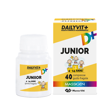DAILYVIT+ JUNIOR MULTIVITAMINICO E MULTIMINERALE 40 COMPRESSE - farmascienza.it