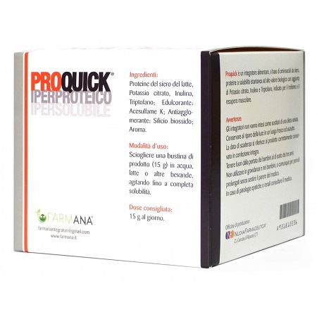 PROQUICK POLVERE INTEGRATORE ALIMENTARE 315G - farmascienza.it