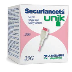 LANCETTE PUNGIDITO SECURLANCETS UNIK GAUGE 23 200 PEZZI - farmascienza.it