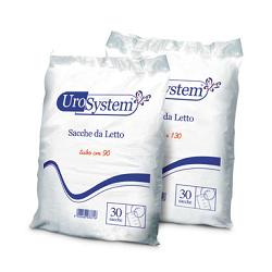 SACCA DI DRENAGGIO DA LETTO PER INCONTINENZA UROSYSTEM TUBO 130 CM SENZA SCARICO 30 PEZZI - farmascienza.it