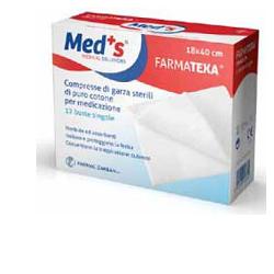 GARZA COMPRESSA MEDS 12/8 36X40CM 12 PEZZI - farmascienza.it