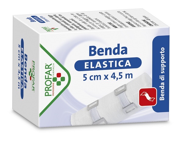 BENDA ELASTICA 5 CM X 4,5 M PROFAR - farmascienza.it