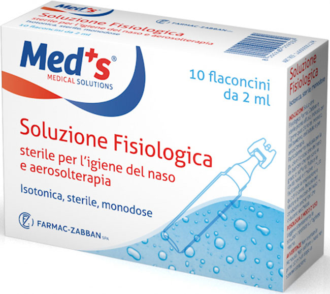MEDS SOLUZIONE FISIOLOGICA STERILE ASTX10 FL 2ML - farmascienza.it