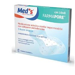 MEDICAZIONE MEDS PORE ADESIVA IMPERMEABILE 10X6CM 5 PEZZI - farmascienza.it