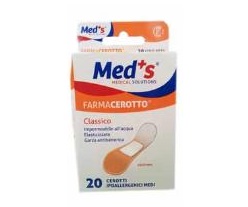 CEROTTO MEDS POLIURETANO IPOALLERGENICO CLASSICO MEDIO 20 PEZZI - farmascienza.it