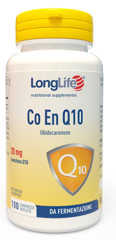 LONGLIFE CO EN Q10 20MG 100 COMPRESSE - farmascienza.it