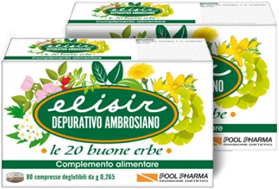ELISIR DEPURATIVO AMBROSIANO 20 COMPRESSE 5,3 G - farmascienza.it