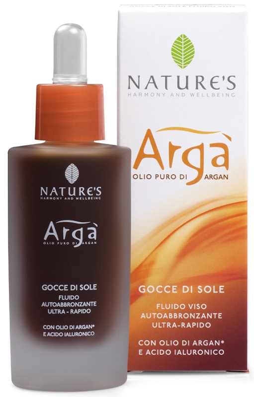 ARGA' GOCCE DI SOLE VISO FLUIDO AUTOABBRONZANTE 30 ML NATURE'S - farmascienza.it