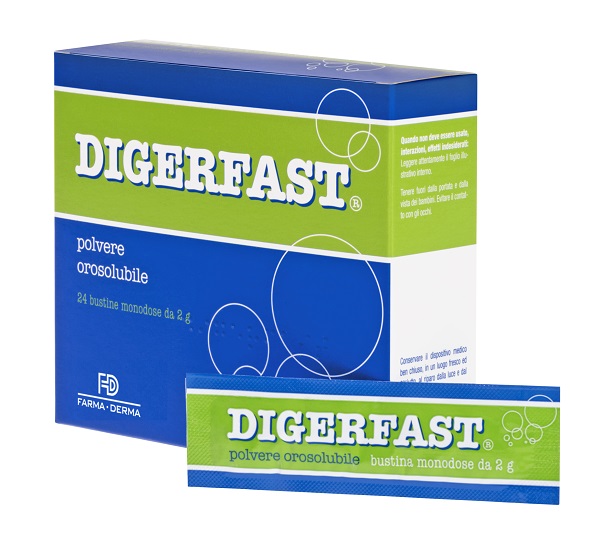 DIGERFAST POLVERE 24 BUSTINE MONODOSE 2 G - farmascienza.it