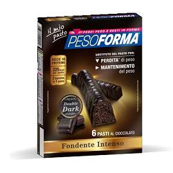 PESOFORMA BARRETTA DOUBLE DARK 6 PASTI 12 X 31 G - farmascienza.it