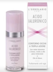ACIDO IALURONICO CONTORNO OCCHI A TRIPLA AZIONE TRATTAMENTO ANTIAGE 30 ML - farmascienza.it