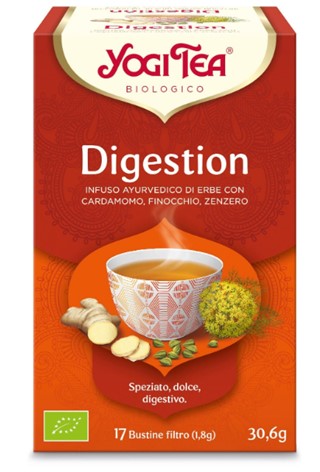 YOGI TEA DIGESTION BIO 17 FILTRI 30,6 G - farmascienza.it