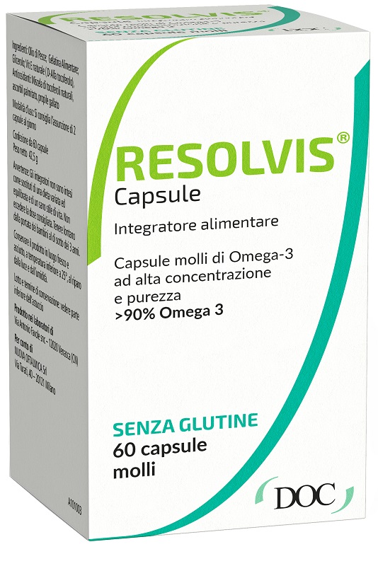 RESOLVIS 60 CAPSULE MOLLI - farmascienza.it