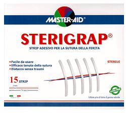 CEROTTO PER SUTURA MASTER-AID STERIGRAP 7,5X0,3 15 PEZZI - farmascienza.it