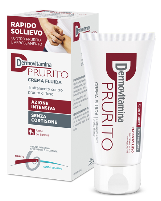 DERMOVITAMINA PRURITO CREMA FLUIDA AZIONE INTENSIVA SENZA CORTISONE 150 ML - farmascienza.it
