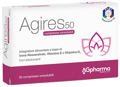 AGIRES 50 30 COMPRESSE OROSOLUBILI SCATOLA 5,4 G - farmascienza.it