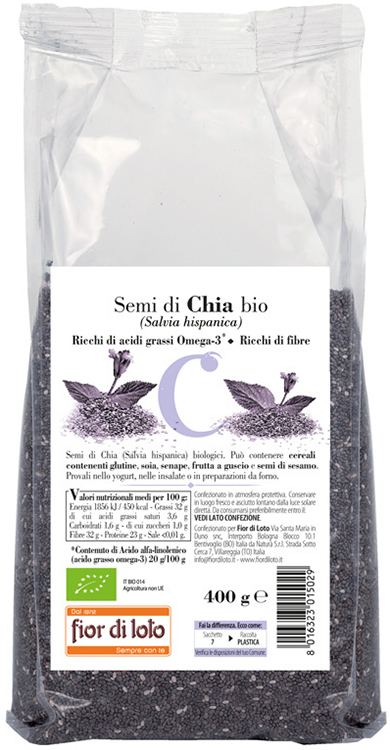 SEMI DI CHIA BIO 400 G - farmascienza.it