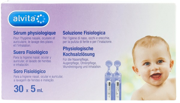 SOLUZIONE SALINA ALVITA 30 FIALE DA 5 ML - farmascienza.it