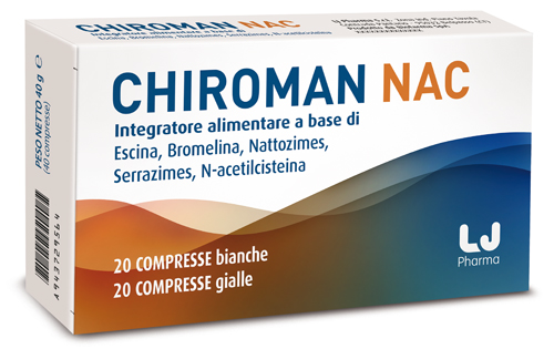 CHIROMAN NAC 20 COMPRESSE BIANCHE + 20 COMPRESSE GIALLE - farmascienza.it