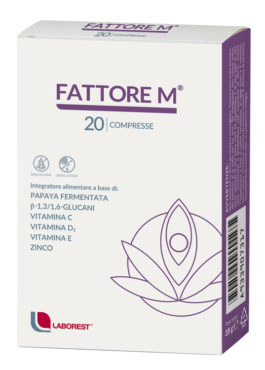 FATTORE M 20 COMPRESSE - farmascienza.it