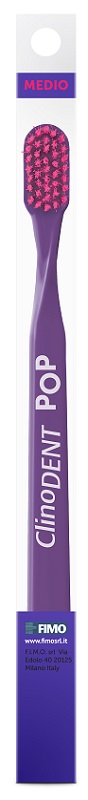 CLINODENT POP VIOLA SPAZZOLINO DA DENTI MEDIO - farmascienza.it