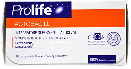 PROLIFE LACTOBACILLI 10 FLACONCINI 8 ML - farmascienza.it