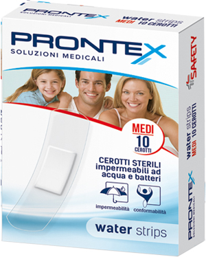 CEROTTO PRONTEX WATER STRIPS MEDIO 10 PEZZI - farmascienza.it