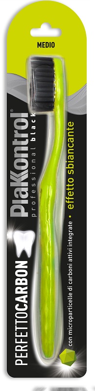 PLAKKONTROL PERFETTO CARBON SPAZZOLINO MANUALE BLISTER 1 PEZZO - farmascienza.it