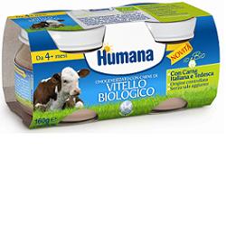 HUMANA OMOGENEIZZATO VITELLO BIO 2 VASETTI 80 G - farmascienza.it