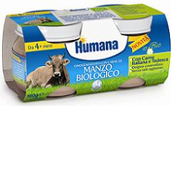 HUMANA OMOGENEIZZATO MANZO BIO 2 VASETTI 80 G - farmascienza.it