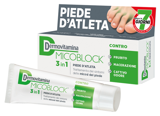 DERMOVITAMINA MICOBLOCK 3 IN 1 PIEDE D'ATLETA 30 ML - farmascienza.it