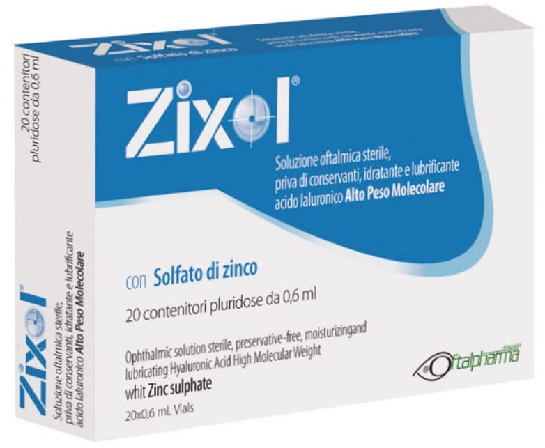 GOCCE OCULARI ZIXOL 20 FLACONCINI 0,6 ML - farmascienza.it