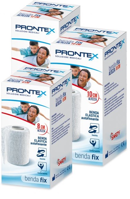 BENDA ELASTICA PRONTEX FIX AUTOFISSANTE 12 CM DI ALTEZZA PER4 METRI IN ESTENSIONE 1 PEZZO - farmascienza.it