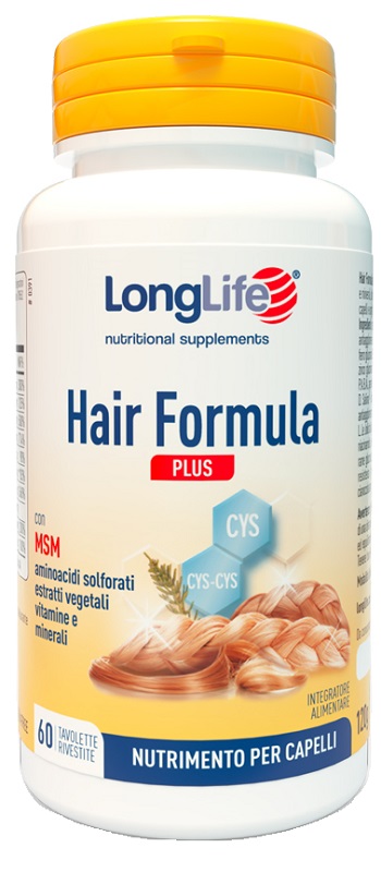 LONGLIFE HAIR FORMULA PLUS 60 TAVOLETTE - farmascienza.it