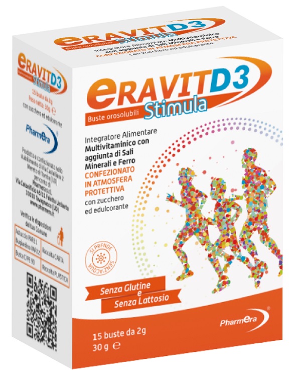 ERAVIT D3 STIMULA 15 BUSTINE STICK PACK 2 G - farmascienza.it