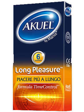 PROFILATTICO ANSELL AKUEL BY MANIX LONG PLEASURE B 6 PEZZI - farmascienza.it