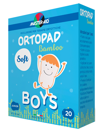 CEROTTO OCULARE PER ORTOTTICA ORTOPAD SOFT BOYS JUNIOR 20 PEZZI - farmascienza.it