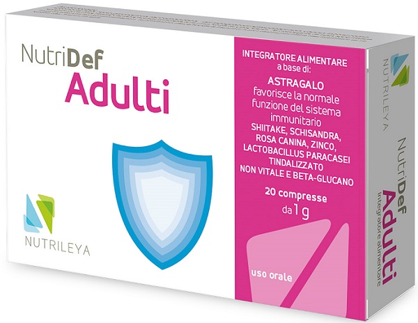 NUTRIDEF ADULTI 20 COMPRESSE - farmascienza.it