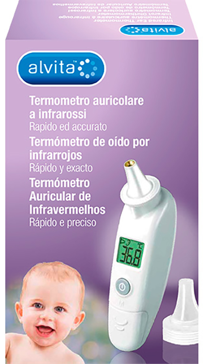ALVITA TERMOMETRO AURICOLARE A INFRAROSSI - farmascienza.it