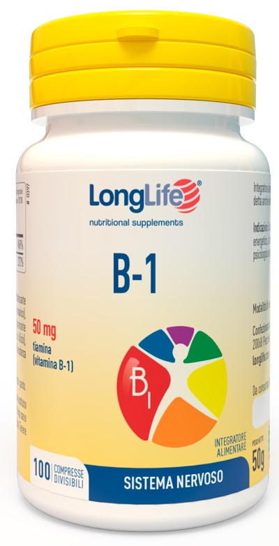 LONGLIFE B1 100 COMPRESSE 50 MG - farmascienza.it