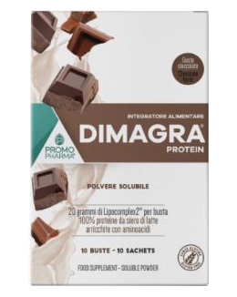 DIMAGRA PROTEIN CIOCCOLATO 10 BUSTE - farmascienza.it