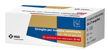 SIRINGA INSULINA USO VETERINARIO MSD-AH 30 SIRINGHE 40 UI/ML - farmascienza.it