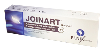 SIRINGA INTRA-ARTICOLARE JOINART ACIDO IALURONICO 1,6% 2 ML 3 PEZZI - farmascienza.it