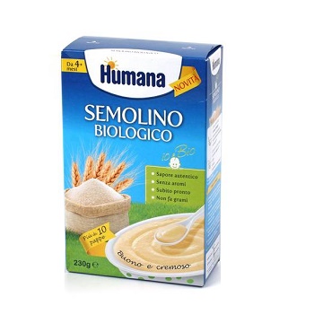 HUMANA SEMOLINO BIOLOGICO 230 G - farmascienza.it