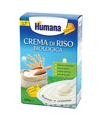 HUMANA CREMA DI RISO BIOLOGICO 230 G - farmascienza.it