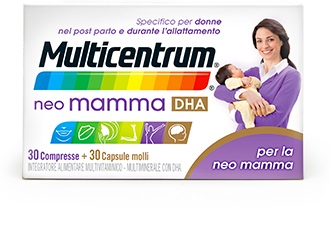 MULTICENTRUM NEO MAMMA DHA 30 COMPRESSE + 30 CAPSULE MOLLI - farmascienza.it