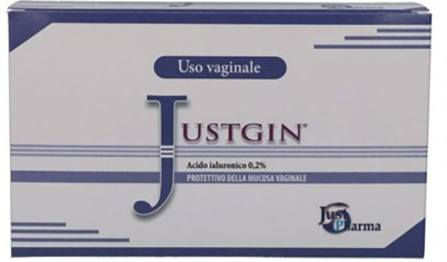 JUSTGIN PROTETTIVO MUCOSA VAGINALE ACIDO IALURONICO 4 FLACONI DA 30 ML - farmascienza.it