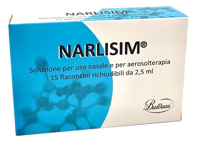 NARLISIM SOLUZIONE PER USO NASALE E AEROSOLTERAPIA 15 FLACONCINI RICHIUDIBILI DA 2,5 ML L'UNO - farmascienza.it
