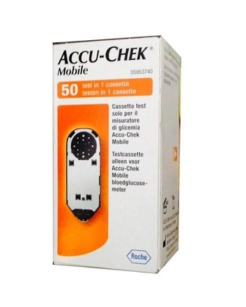 STRISCE MISURAZIONE GLICEMIA ACCU-CHEK MOBILE 50 TEST MIC 2 - farmascienza.it
