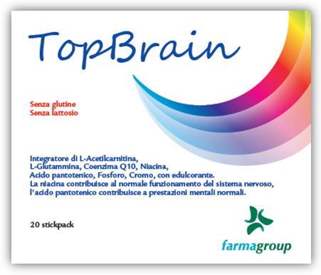 TOPBRAIN 20 STICK 4,5 G - farmascienza.it